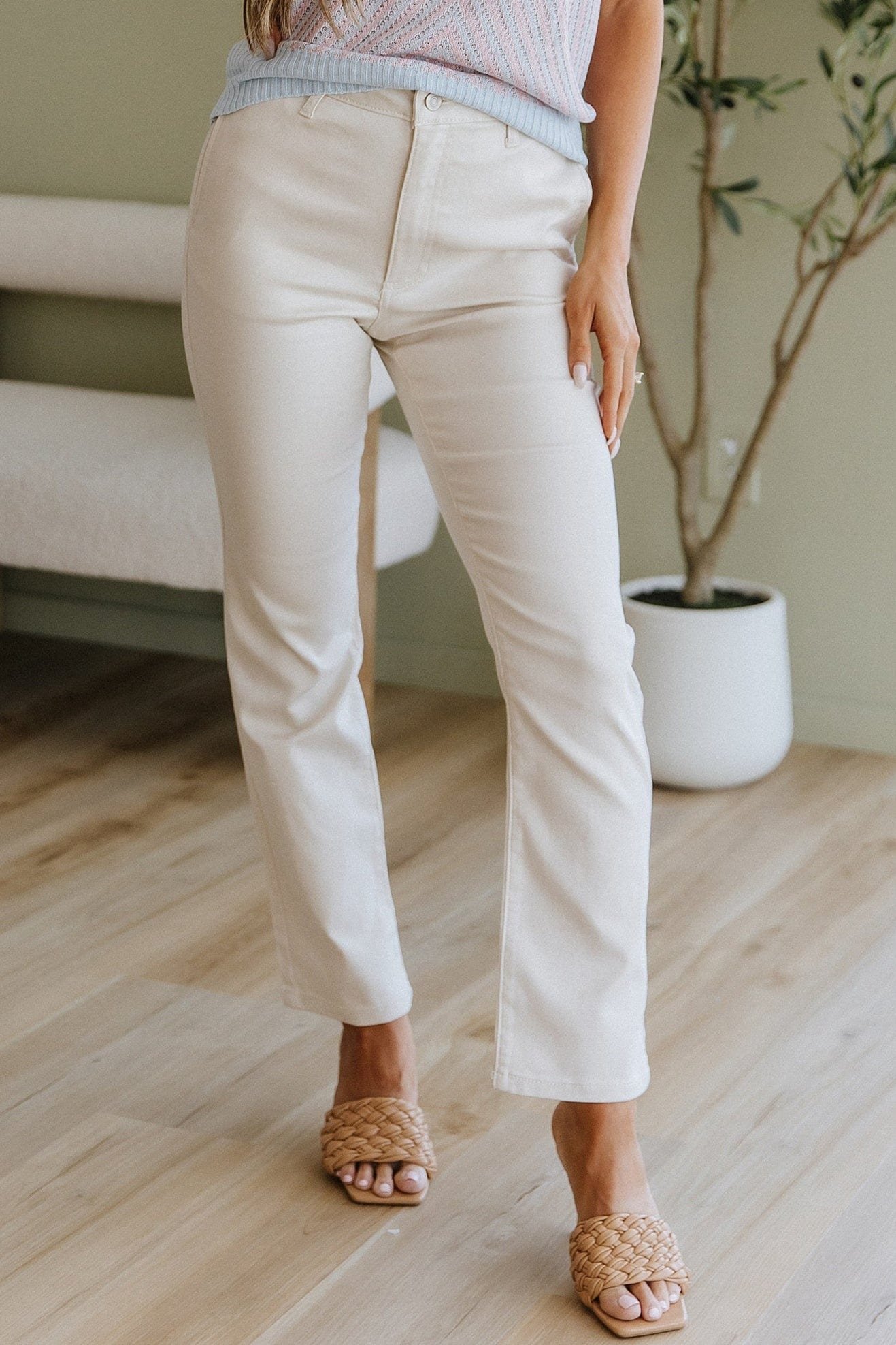 SALE - Francine Straight Fit Pants – Women’s Office Wear Trousers - Image 4