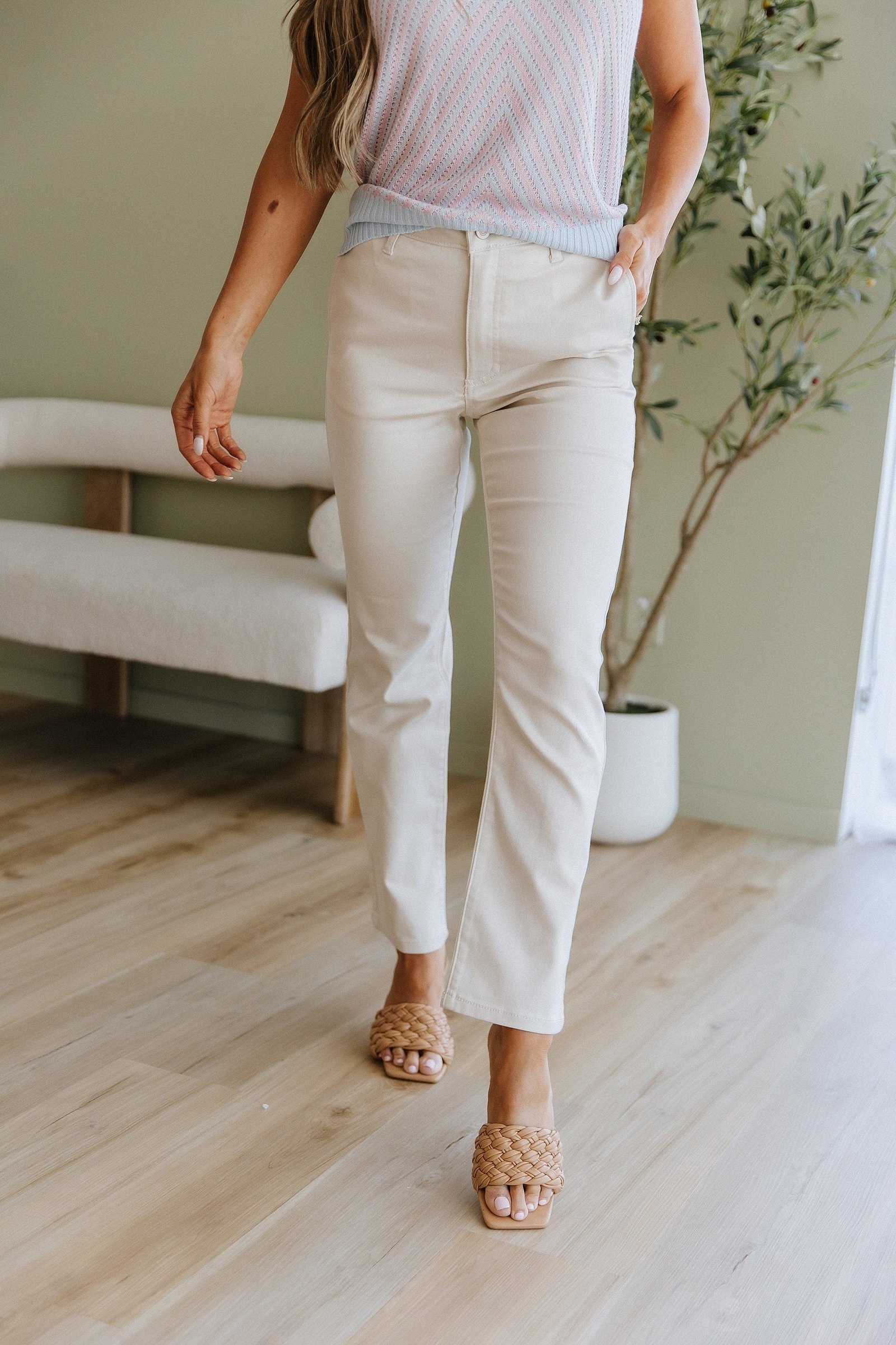 SALE - Francine Straight Fit Pants – Women’s Office Wear Trousers - Image 13