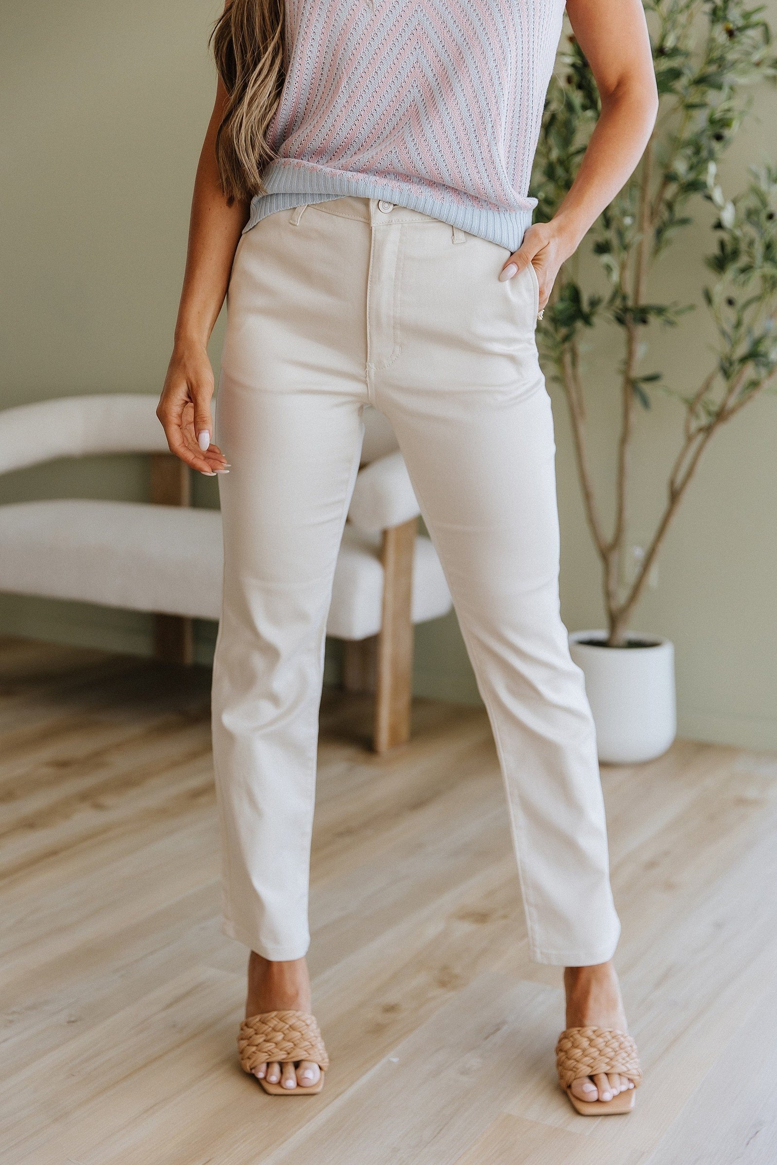 SALE - Francine Straight Fit Pants – Women’s Office Wear Trousers - Image 12