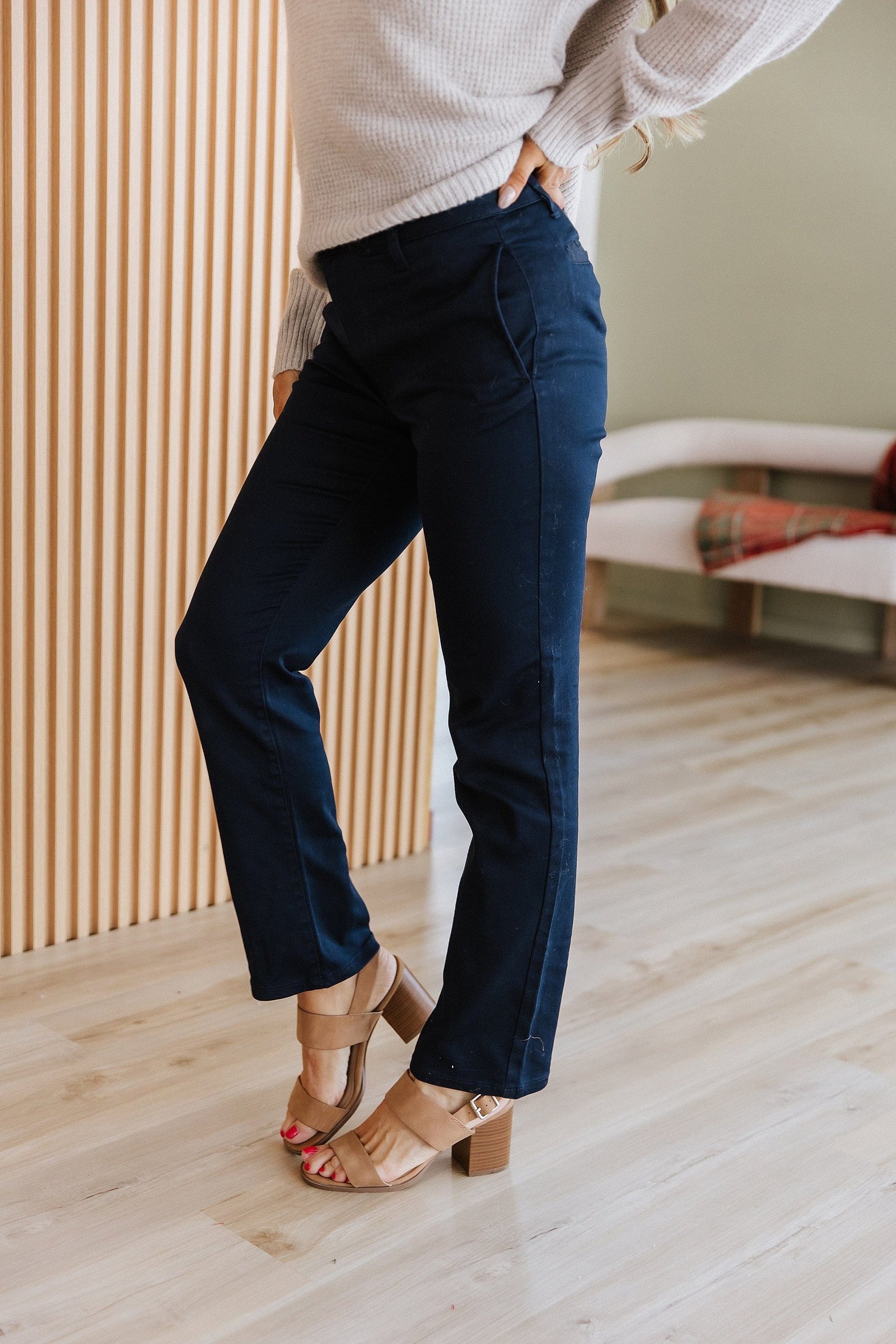 SALE - Francine Straight Fit Pants – Women’s Office Wear Trousers - Image 18