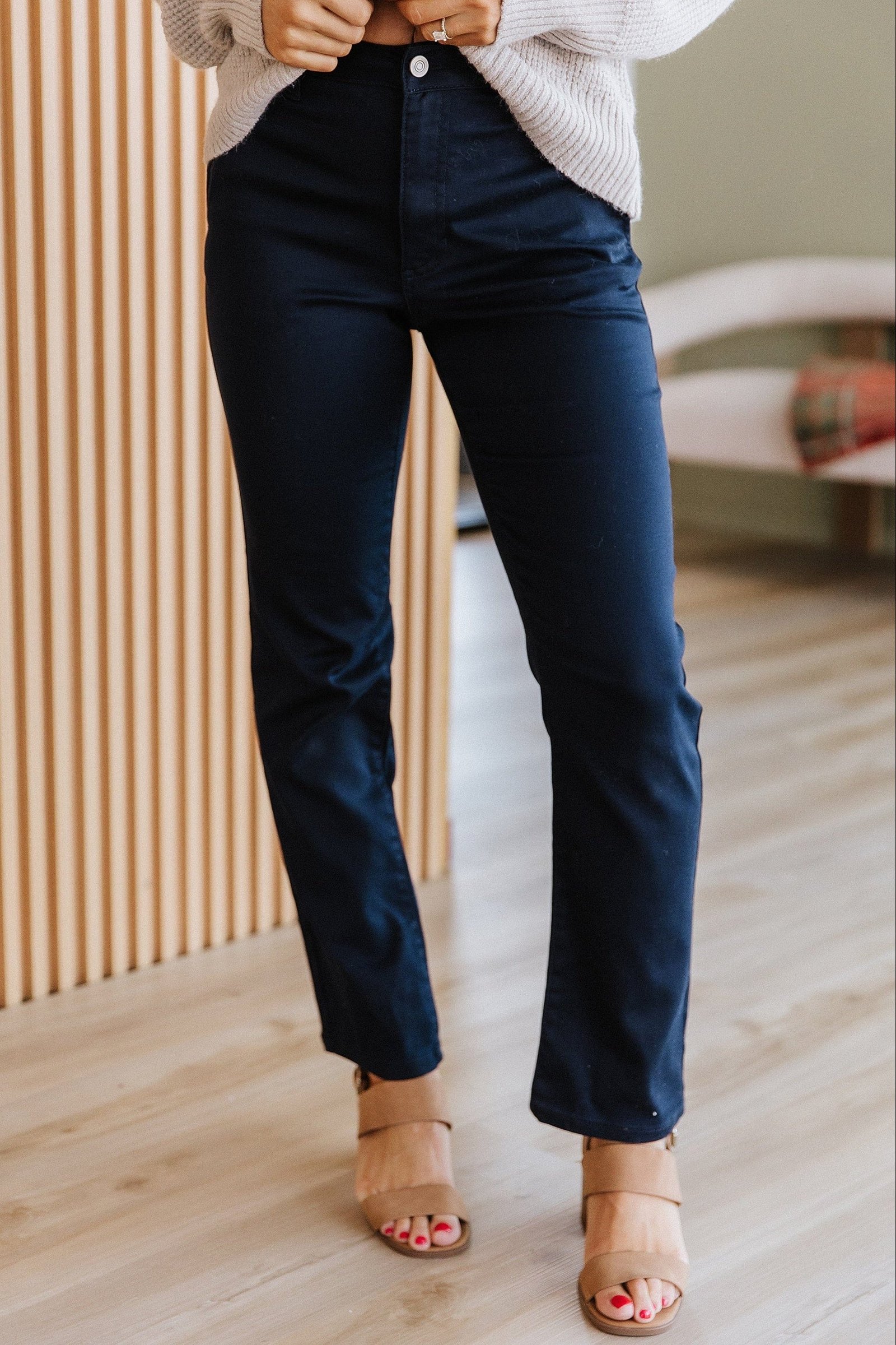 SALE - Francine Straight Fit Pants – Women’s Office Wear Trousers